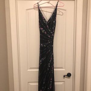 Sequined Evening Dress